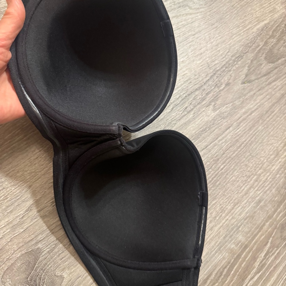 Source Unknown Black Strapless Bra 34f - image 3